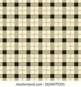 Gingham Checkered Pattern. Textile design of textured plaid. Checkered fabric pattern swatch for print, tartan, gift wrap, textiles, checkered background for tablecloth. Stripes crossed	