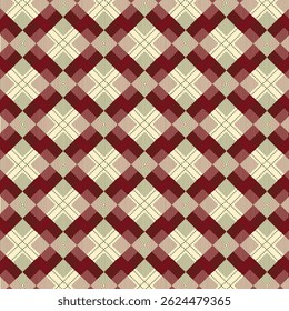Gingham Checkered Pattern. Textile design of textured plaid. Checkered fabric pattern swatch for print, tartan, gift wrap, textiles, checkered background for tablecloth. Stripes crossed	