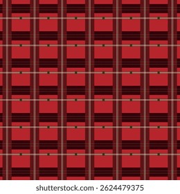 Gingham Checkered Pattern. Textile design of textured plaid. Checkered fabric pattern swatch for print, tartan, gift wrap, textiles, checkered background for tablecloth. Stripes crossed	