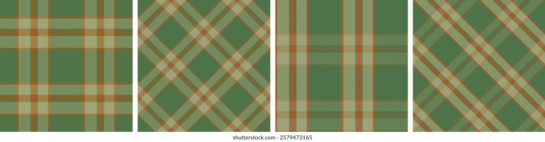Gingham design set seamless pattern tartan plaid for dress check,flannel skirt, tablecloth other modern and fashion print.