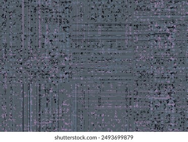 Gingham gray purple black seamless pattern. watercolors checkered plaid, rustic tartan background, vector spring picnic textile, rustic farmhouse print