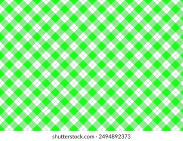 gingham green table cloth pattern for background texture template wall paper vector and illustration  