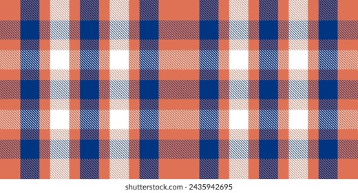 Gingham pattern background. Retro tablecloth texture. Abstract color full of Scott pattern. Pastel gingham seamless background for print on fabric. Vector art.
