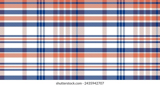 Gingham pattern background. Retro tablecloth texture. Abstract color full of Scott pattern. Pastel gingham seamless background for print on fabric. Vector art.