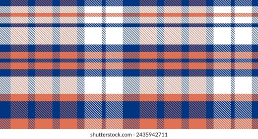 Gingham pattern background. Retro tablecloth texture. Abstract color full of Scott pattern. Pastel gingham seamless background for print on fabric. Vector art.
