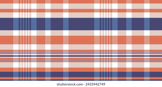 Gingham pattern background. Retro tablecloth texture. Abstract color full of Scott pattern. Pastel gingham seamless background for print on fabric. Vector art.