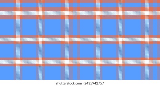 Gingham pattern background. Retro tablecloth texture. Abstract color full of Scott pattern. Pastel gingham seamless background for print on fabric. Vector art.