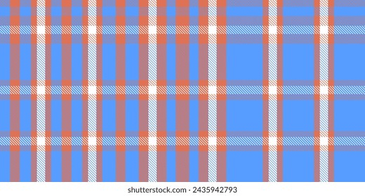 Gingham pattern background. Retro tablecloth texture. Abstract color full of Scott pattern. Pastel gingham seamless background for print on fabric. Vector art.