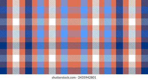 Fondo de patrón de cuadros. Textura de mantel retro. Color abstracto lleno de patrón de Scott. Fondo inconsútil de la guinga del pastel para la impresión en la tela. Arte vectorial.