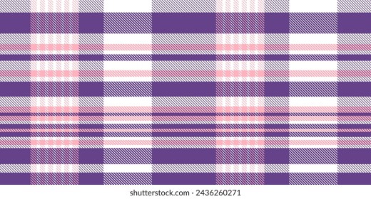 Gingham pattern background. Retro tablecloth texture. Abstract color full of Scott pattern. Pastel gingham seamless background for print on fabric. Vector art