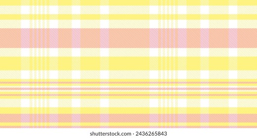 Gingham pattern background. Retro tablecloth texture. Abstract color full of Scott pattern. Pastel gingham seamless background for print on fabric. Vector art