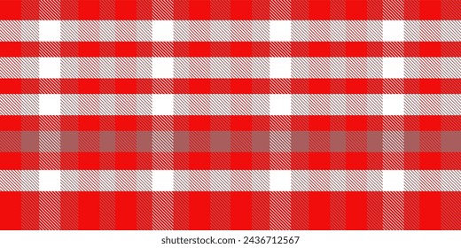 Gingham pattern background. Retro tablecloth texture. Abstract color full of Scott pattern. Pastel gingham seamless background for print on fabric. Vector art.