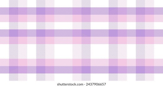Gingham pattern background. Retro tablecloth texture. Abstract color full of Scott pattern. Pastel gingham seamless background for print on fabric. Vector art