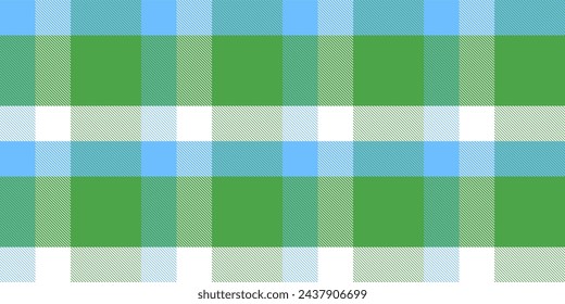 Gingham pattern background. Retro tablecloth texture. Abstract color full of Scott pattern. Pastel gingham seamless background for print on fabric. Vector art