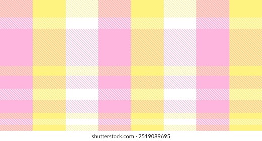 Plano de fundo padrão Gingham. Textura de toalha de mesa retrô. Cor abstrata cheia do padrão de Scott. Pastel gingham fundo sem costura para impressão em tecido. Arte vetorial