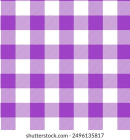 Gingham pattern for fabric print, textile, garments and clothing. seamless repeat vector texture for wallpaper and backgrounds.