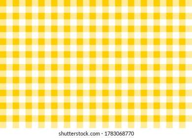 Patrón de Gingham. Limón\Amarillo. Textos de rhombus/cuadrados para - manteles, ropa, camisas, vestidos, papel, ropa de cama, mantas, edredones y otros productos textiles. Ilustración del vector EPS 10