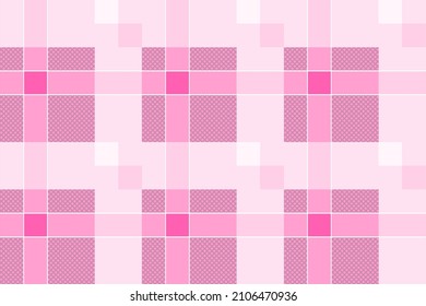 Gingham pattern Seamless check plaid graphic for scarf, tablecloth, wrapping, packaging, or other modern decorative summer fabric fashion design Vector illustration background
