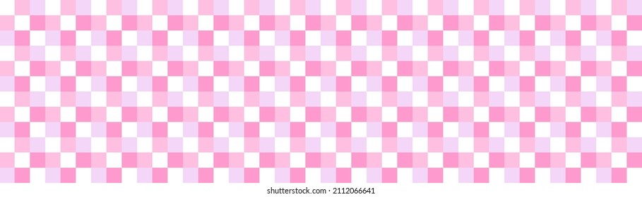 Gingham pattern Seamless check plaid graphic for scarf, tablecloth, wrapping, packaging, or other modern decorative summer fabric fashion design Vector illustration background