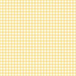 Gingham Pattern Seamless Plaid Repeat Vector In Yellow And White. Design For Print, Tartan, Gift Wrap, Textiles, Checkered Background For Tablecloth