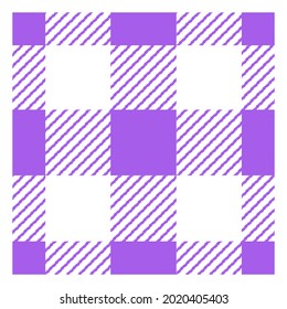 Gingham pattern. Tartan checked plaids. Seamless pastel vichy backgrounds for tablecloth, dress, skirt, napkin, or other Easter holiday textile design.