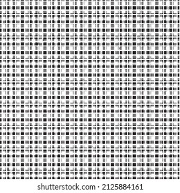 Gingham Pattern Tartan Checked Plaids In Black, White. Seamless Positive, Negative Vichy Backgrounds For Tablecloth, Dress, Skirt, Napkin, Or Other Easter Holiday Textile Design.