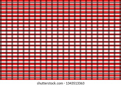 Gingham pattern. Texture for backgrounds - plaid, tablecloths, clothes, shirts, dresses, paper, bedding, blankets, quilts and other textile products. Vector illustration.