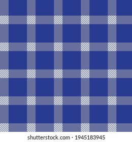 Gingham pattern. Texture from for plaid, tablecloths, clothes, shirts, dresses, and other textile products. Vector illustration.