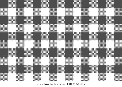 Gingham pattern. Texture from rhombus/squares for - plaid, tablecloths, clothes, shirts, dresses, paper, bedding, blankets, quilts and other textile products. Vector illustration EPS 10