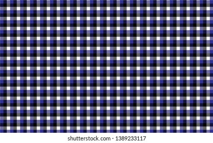 Gingham pattern. Texture from rhombus/squares for - plaid, tablecloths, clothes, shirts, dresses, paper, bedding, blankets, quilts and other textile products. Vector illustration EPS 10