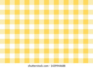 Gingham pattern. Texture from rhombus/squares for - plaid, tablecloths, clothes, shirts, dresses, paper, bedding, blankets, quilts and other textile products. Vector illustration.