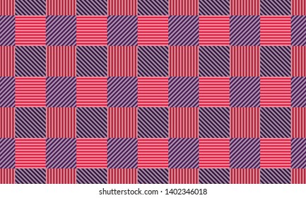 Gingham pattern. Texture from rhombus/squares for - shirts, clothes, tablecloths, plaid, dresses, paper and other textile products - Vector. EPS 10