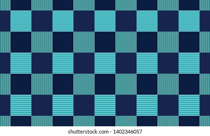Gingham pattern. Texture from rhombus/squares for - shirts, clothes, tablecloths, plaid, dresses, paper and other textile products - Vector. EPS 10