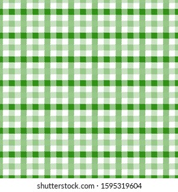 Gingham pattern. Texture from squares for - plaid, tablecloths, clothes, shirts, dresses, paper, bedding, blankets, quilts and other textile products. Vector illustration EPS 10