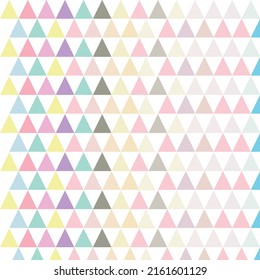 Gingham Pattern Triangle . Checked Plaids In Blue, Pink, Yellow, White. Seamless Pastel Vichy Backgrounds For Tablecloth, Dress, Skirt, Napkin, Or Other Easter Holiday Textile Design.