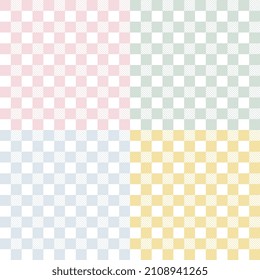 Gingham pattern vector in pastel pink and white. Seamless vichy check plaid graphic for scarf, tablecloth, wrapping, packaging, or other modern summer fabric design.