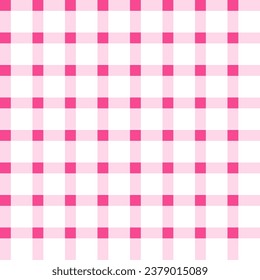 Gingham pattern vector set for scarf, pillow case, blanket, cloth, fabric print. 