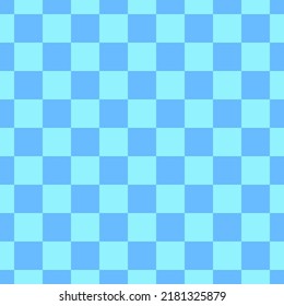 Gingham patterns in pastel blue. Winter textured light bright tartan vichy check plaid graphic background seamless for dress, skirt, shirt, tablecloth, or other modern fashion fabric design.