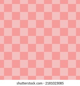 Gingham patterns in pastel pink. Summer textured light bright tartan vichy check plaid graphic background vector for dress, skirt, shirt, tablecloth, or other modern fashion fabric design.
