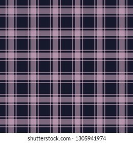 Gingham pink seamless pattern, background vector illustration