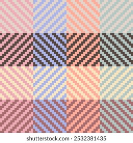 Gingham Plaid, Plaid pattern, Gingham seamless pattern, check textile. Fabric seamless. Seamless Gingham,  Geometric Fabric, texture effect. The design is perfect for projects, fabric, decor, vintage