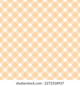 Gingham Plaids seamless pattern. yellow plaid simple vector background. Texture from squares for plaid, tablecloths, clothes, shirts, dresses, paper, bedding, blankets, quilts and more