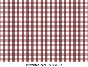 Gingham red sangria and white pattern. Texture from rhombus/squares for - plaid, tablecloths, clothes, shirts, dresses, paper and other textile products.