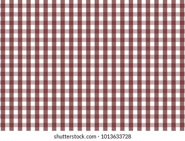 Gingham red sangria and white pattern. Texture from rhombus/squares for - plaid, tablecloths, clothes, shirts, dresses, paper and other textile products.