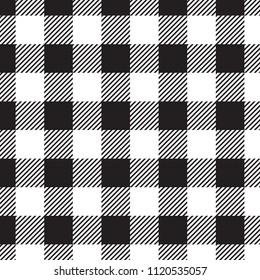 Gingham nahtlose Muster für Restaurant Tuch oder Schottland Stoff Design. Traditionelle karierte Tischdecke Hintergrund. Schottische Vektorgrafik