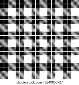 Gingham Seamless Pattern. Tartan Scottish Pattern. Vector.