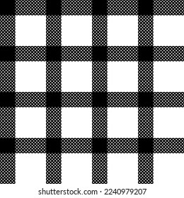 Gingham Seamless Pattern. Tartan Scottish Pattern. Vector.
