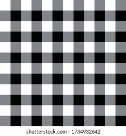 Gingham seamless pattern. Texture from rhombus/squares for - plaid, tablecloths, clothes, shirts, dresses, paper, bedding, blankets, quilts and other textile products. Vector illustration.