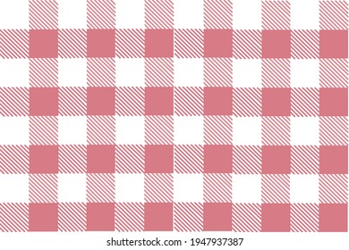 Gingham nahtloses Muster. Textur aus Rhombus, Plätze für Kleidung, Papier, Kleidung, Tischdecken. Kopieren Sie Platz für Ihren Text.