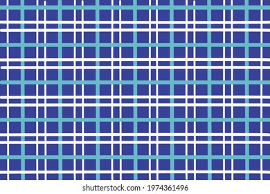 Gingham seamless pattern. Texture from rhombus,squares for dress, paper,clothes,tablecloth.,net, Copy space, for your text. Vector illustration.
